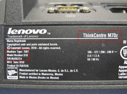 lenovo monitor serial number